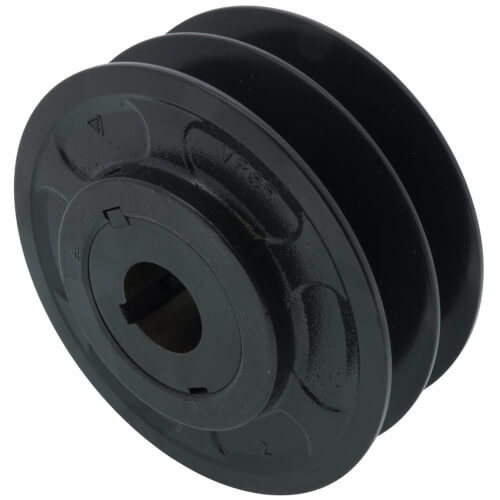 Main product image of 2 Groove Cast Iron Variable Pitch Sheave w/ 1-3/8" Bore, 6.5" OD