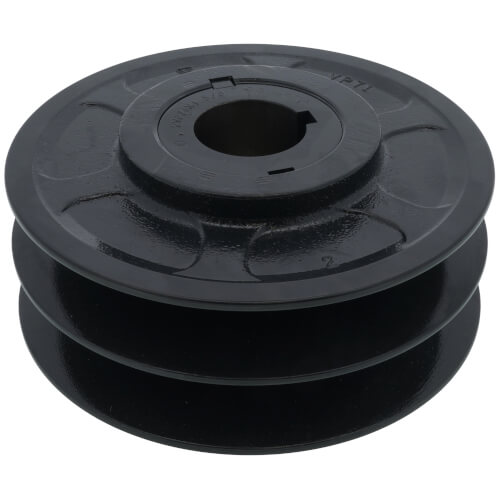 Main product image of 2 Groove Cast Iron Variable Pitch Sheave w/ 1-5/8" Bore, 7.1" OD