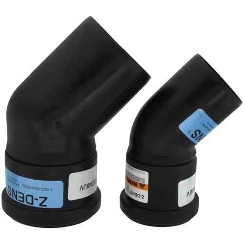 Main product image of 2" x 45° UV Z-DENS Polypropylene Elbow
