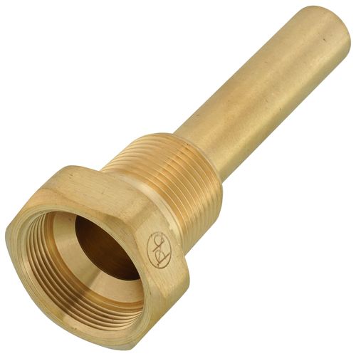 Main product image of 3/4" NPT Lead Free Brass Thermowell with 3-1/2" Stem, 1-7/10" Insertion