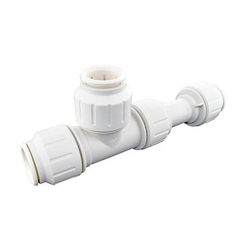 3/4" CTS ID JG Twist & Lock Speedfit Slip Tee Connector