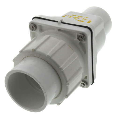 1-1/2" PVC Check Valve, Union Combination
