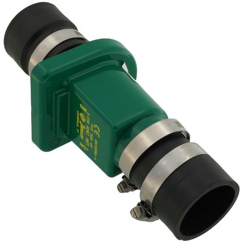 Main product image of 1-1/2" or 1-1/4" Slip x Slip Full-Flow Union Check Valve w/ Stainless Steel Screws, Nuts, and Clamps