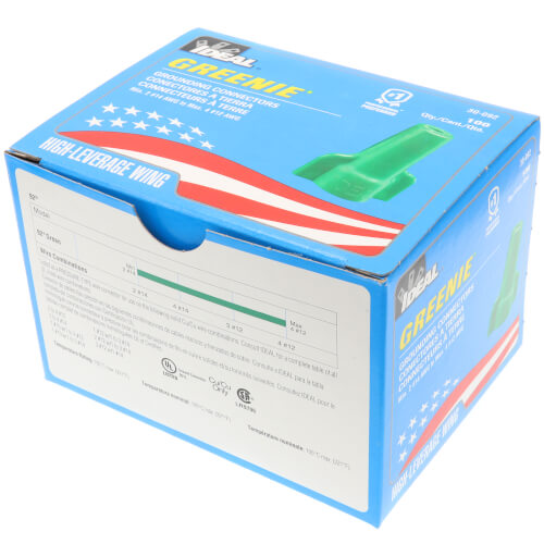 30092 Ideal 30092 14 to 10 AWG Grounding Wire Connector (Box of 100)