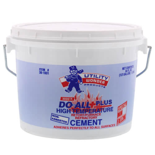 Main product image of 1/2 Gal. DO-ALL+PLUS Furnace Cement (Non-Freezing)