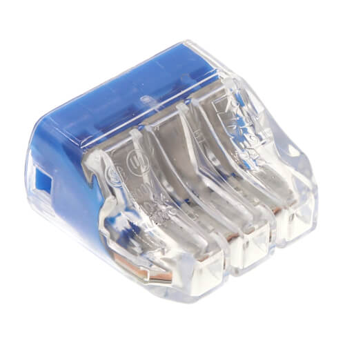 Main product image of In-Sure Push-In Wire Connectors - 3 Ports, Blue (Box of 50)