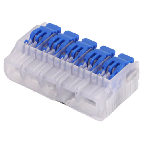 Main product image of In-Sure Lever Wire Connector, L25 5-Port (Box of 200)