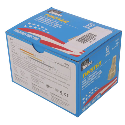 Main product image of Twister® 341 Wire Connector, Tan (Box of 100)
