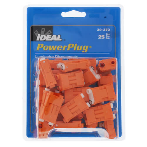 30-372 - Ideal 30-372 - PowerPlug Luminaire Disconnect 2-Wire (Pack of 25)