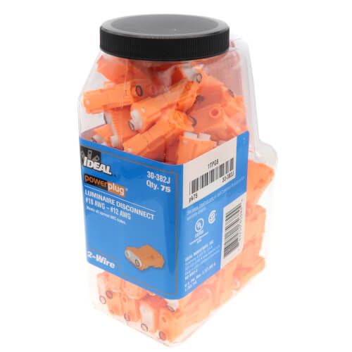 PowerPlug Luminaire 102 2-Wire Disconnect (Jar of 75)