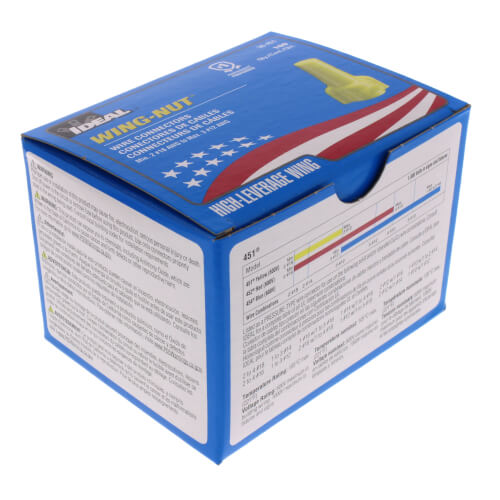 Main product image of Wing-Nut® 451 Wire Connector, Yellow (Box of 100)