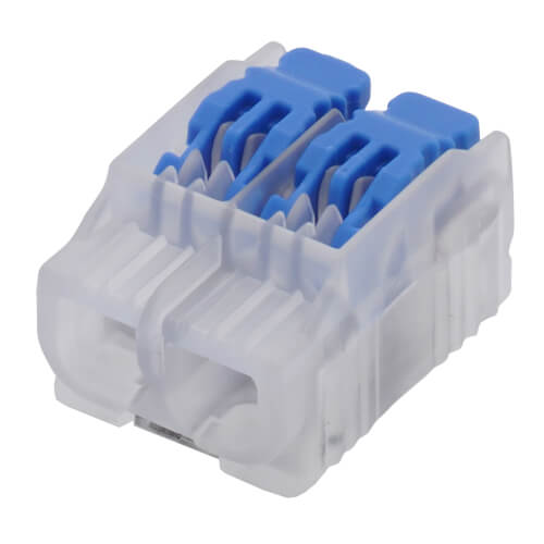 IDEAL In-Sure Lever Wire Connectors (12 AWG, 2-Port) - Box Of 150, Reusable For Solid & Stranded Wires