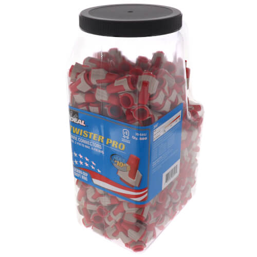 Main product image of Twister® PRO 344 Wire Connector, Red/Tan (Box of 500)