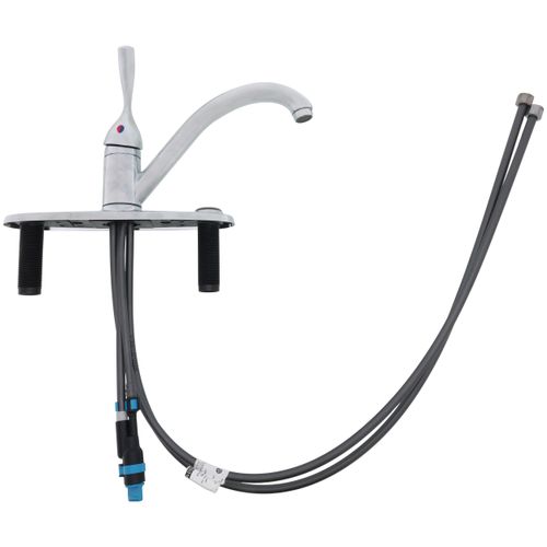Main product image of Single Handle Kitchen Faucet w/ Integral Spray (Chrome), 300-DST