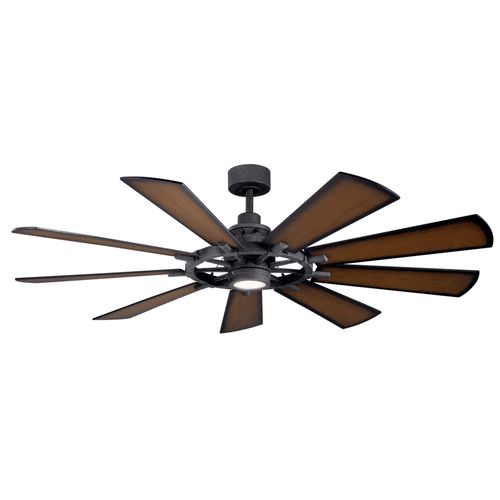 Main product image of Gentry LED 65" Fan (Distressed Black)