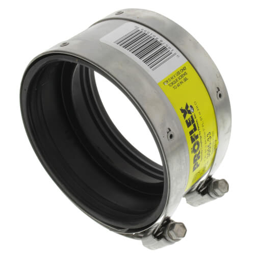 3" x 3" ProFlex Coupling (PVC, Steel, Extra-Heavy Cast Iron to PVC, Steel, Extra-Heavy Cast Iron)