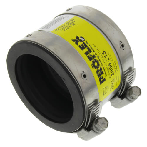 Main product image of 2" x 1-1/2" ProFlex Coupling (Copper to Cast Iron, PVC, Steel)