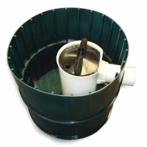 26" x 26" Low Profile Basin w/ Filter & Cover, 1/8" Filtration (2,500 Gallons Per Day)