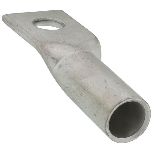 Main product image of One Hole Long Barrel Compression Lug, Wire Size 3/0 AWG, 3/8" Bolt (Orange)