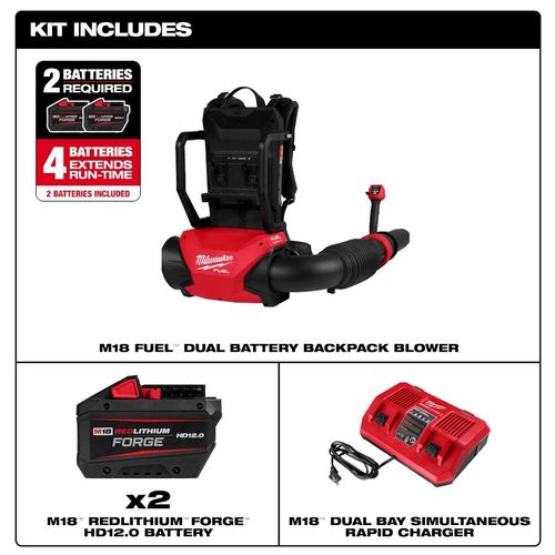 Main product image of M18 FUEL Dual Battery Backpack Blower 2 Battery Kit