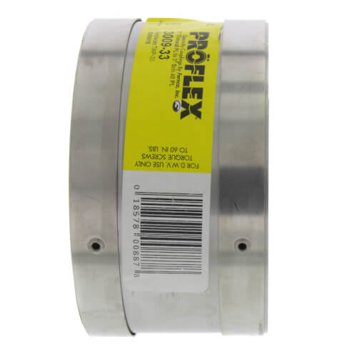 Main product image of 3" x 3" ProFlex Coupling (Thinwall PVC to Sched. 40 PVC)