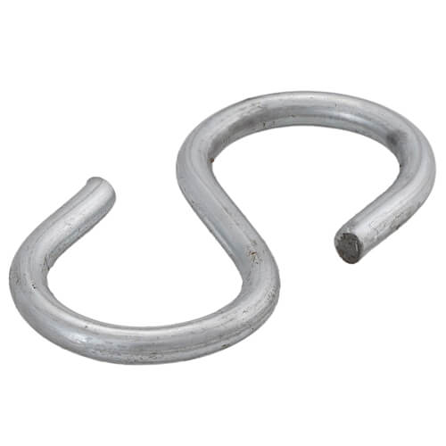 Main product image of 12 Gauge Zinc Plated Steel S Hooks