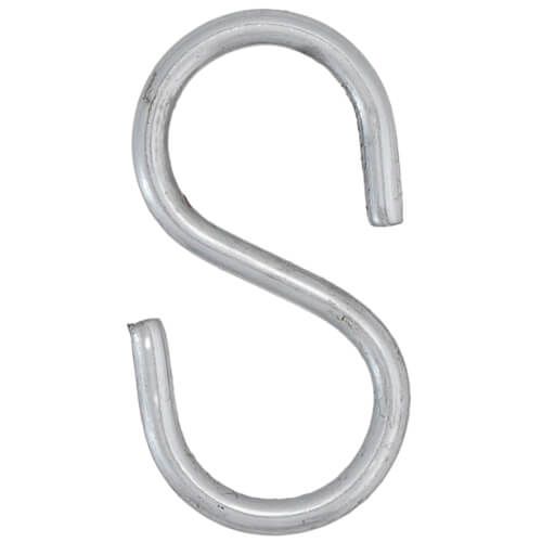 Main product image of 12 Gauge Zinc Plated Steel S Hooks
