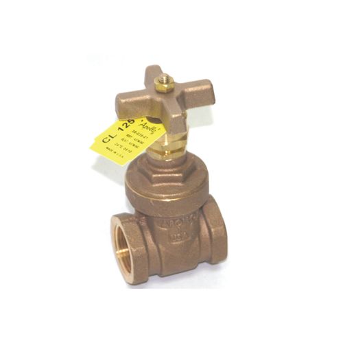 Main product image of 3" Threaded Class 125 Non-Rising Stem Bronze Gate Valve, Threaded Bonnet, 3003001