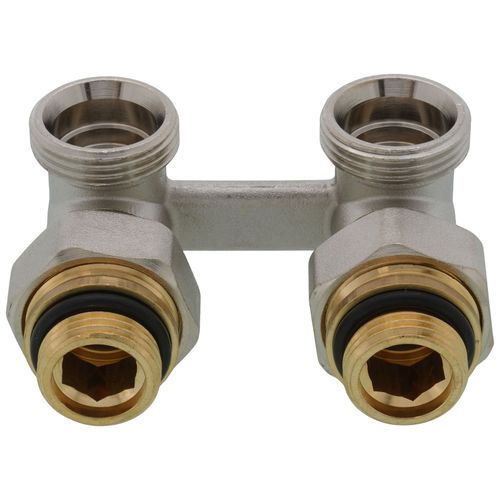 Main product image of 1-Pipe Angled Isolation Valve for Panel Radiators
