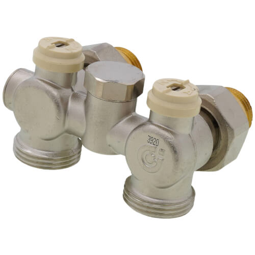 301341 Caleffi 301341 1Pipe Angled Thermostatic Radiator Valve for