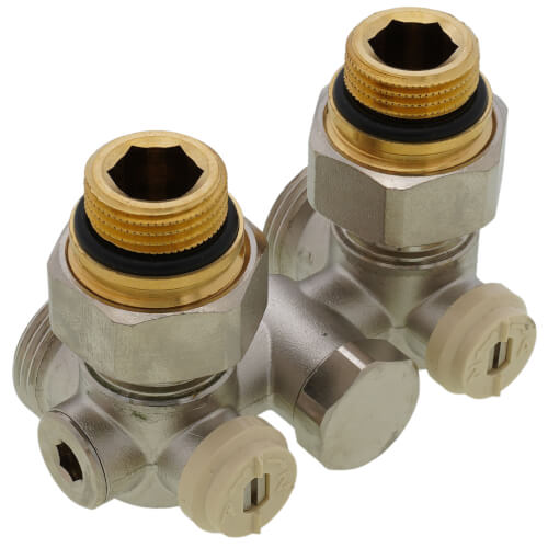 301341 Caleffi 301341 1Pipe Angled Thermostatic Radiator Valve for
