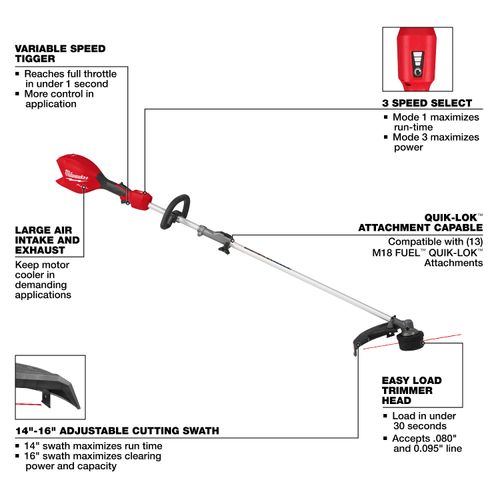 Main product image of M18 FUEL String Trimmer w/ QUIK-LOK
