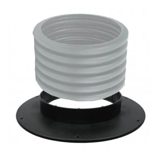 Main product image of 12" Pipe Adapter Ring for Corrugated Pipe (Black)
