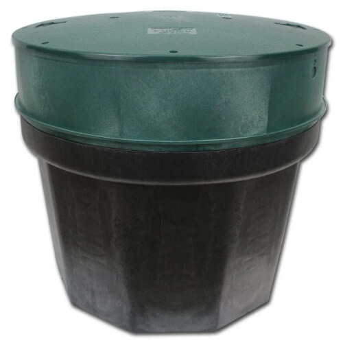 Main product image of 24" Rhino Drainage Box w/ Domed Cover, 4 Seals & Nuts, & 8 Screws (10 Hole)