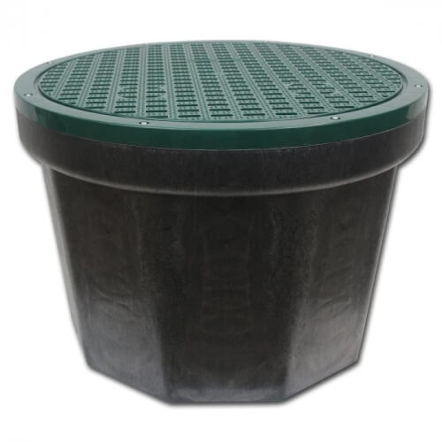 Main product image of 24" Rhino Drainage Box w/ Domed Cover, 4 Seals & Nuts, & 8 Screws (10 Hole)