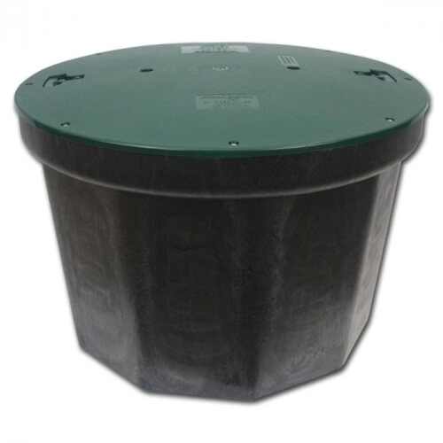 Main product image of 24" Rhino Drainage Box w/ Domed Cover, 4 Seals & Nuts, & 8 Screws (10 Hole)