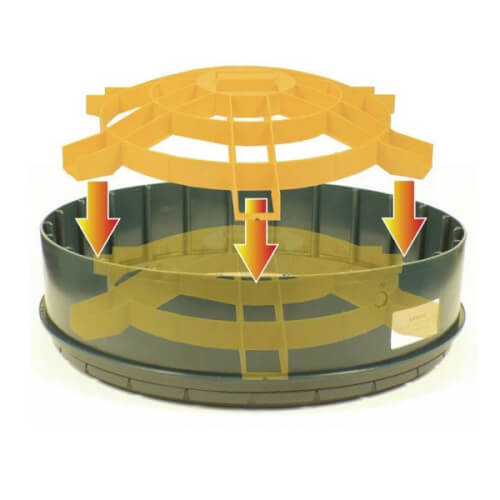 Main product image of 20" Safety Screen for Polylok Risers (Yellow)