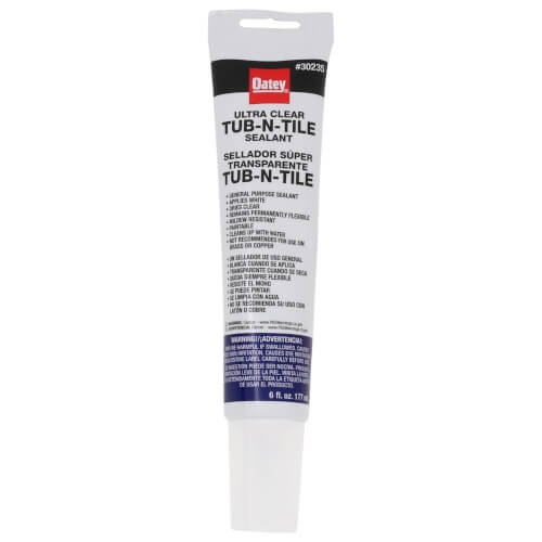 30235 Oatey 30235 6 oz. TubNTile Ultra Clear Caulk