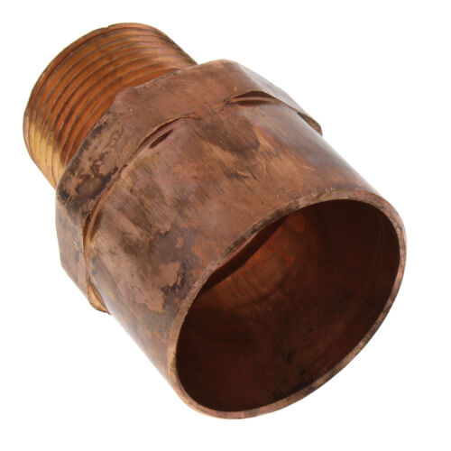 Main product image of 1-1/2" x 1" Copper x Male Adapter