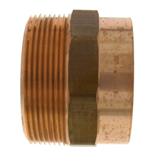 Main product image of 3" Copper x Male Adapter