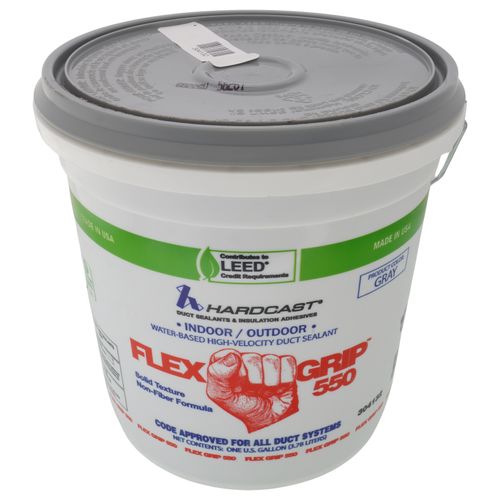 Main product image of Gray Flex-Grip 550 Water Based Duct Sealant (1 Gallon Pail), 304132