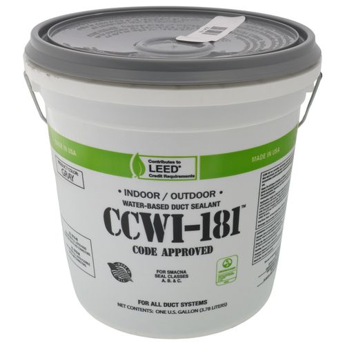 Main product image of Gray CCWI-181 Water Based Duct Sealant (1 Gallon Pail), 304148
