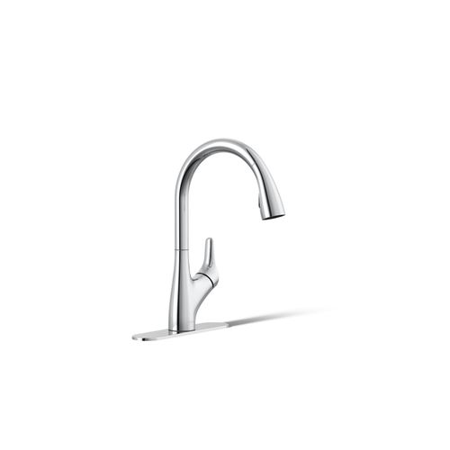 Main product image of Rival 1-Handle Pull Down Kitchen Faucet (Polished Chrome), K-30469-CP