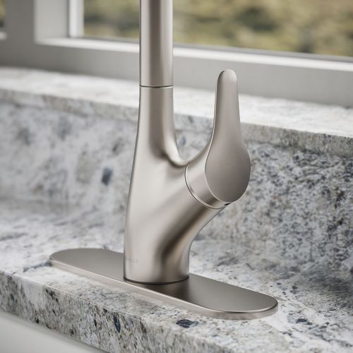 Main product image of Rival 1-Handle Pull Down Kitchen Faucet (Stainless Steel), K-30469-VS