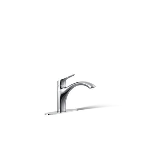 Main product image of Rival 1-Handle Swing Spout Kitchen Faucet (Polished Chrome), K-30470-CP