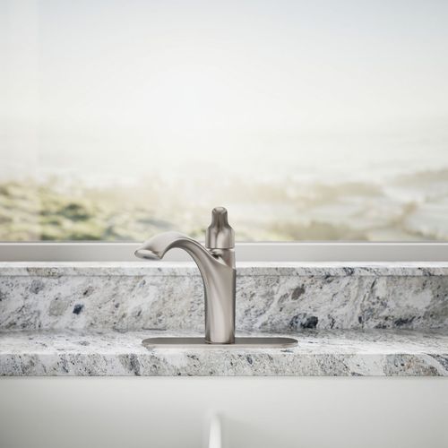 Main product image of Rival 1-Handle Swing Spout Kitchen Faucet (Stainless Steel), K-30470-VS