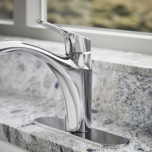 Main product image of Rival 1-Handle Swing Spout Kitchen Faucet with Spray (Polished Chrome), K-30471-CP