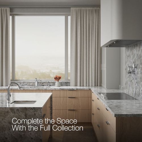 Main product image of Rival 1-Handle Swing Spout Kitchen Faucet with Spray (Polished Chrome), K-30471-CP