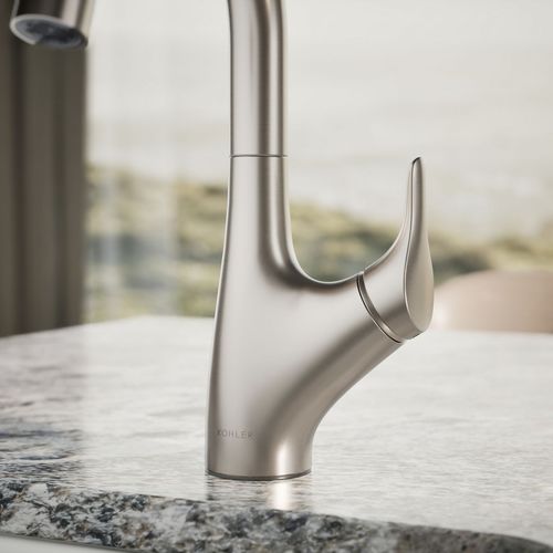Main product image of Rival 1-Handle Swing Spout Bar Faucet (Stainless Steel), K-30472-VS