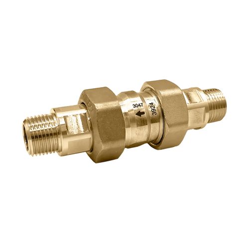 Main product image of 1-1/2" MNPT Dual Union Serviceable Flow Check Valve (Low Lead)
